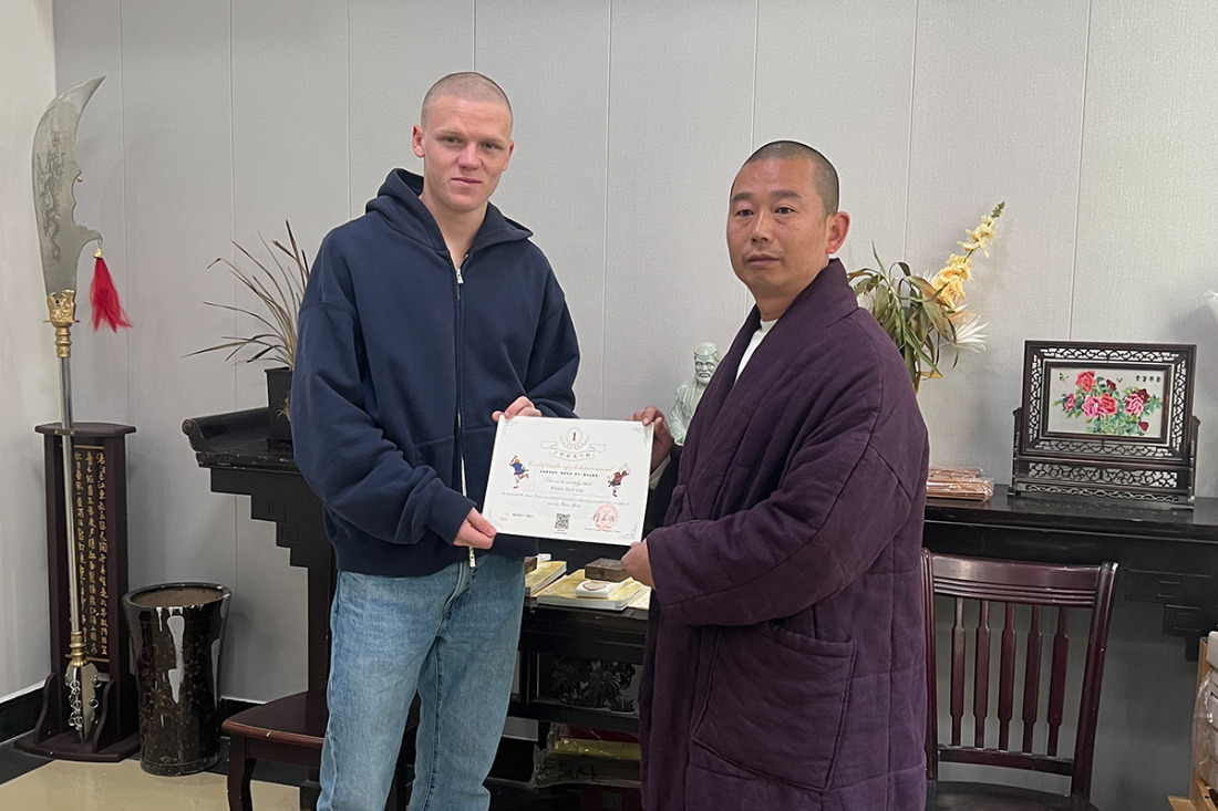 Flynn Training in Shaolin Kung Fu